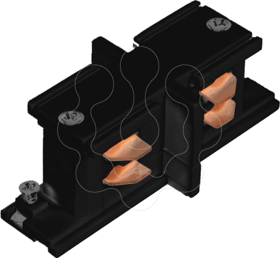 Imagem de Conector linear curto TK Preto