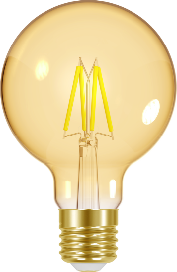 Imagem de Lampada Vintage Filamento Globo G80 4W E27 2200k 330Lm - Ambar