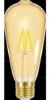 Imagem de Lampada Vintage Filamento ST64 W E27 2200k 320Lm - Ambar