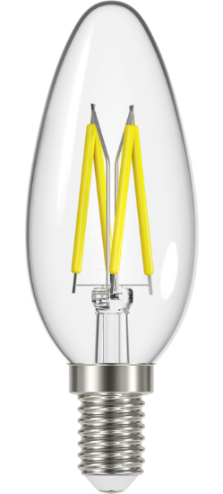 Imagem de Lampada Vintage Filamento Vela C35 4W E14 2700k 470Lm