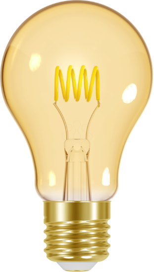 Imagem de Lampada Vintage Flexivel Film. A60 5W E27 2200k 350Lm - Ambar