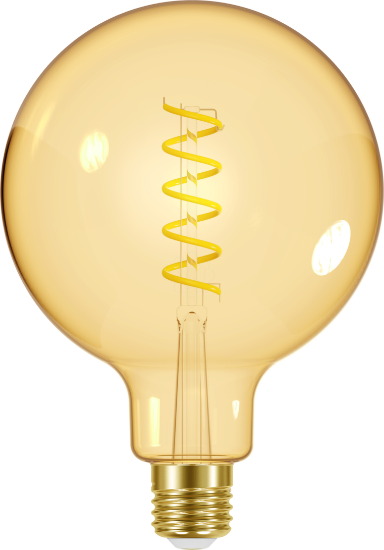 Imagem de Lampada Vintage Flexivel Film. Globo G125 5W E27 2200k 350Lm - Ambar