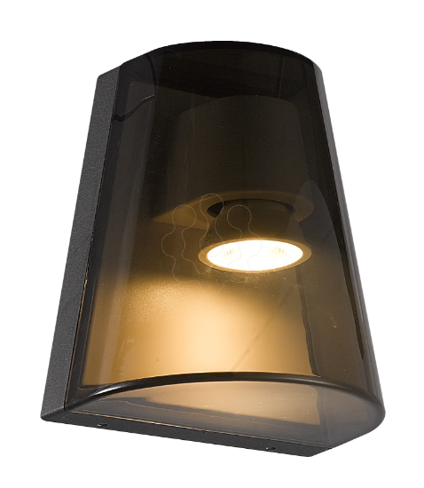 Imagem de Aplique KAPPA LED exterior ZOA para Lampadas LED Gu10 Max 12W IP54 - cinzento escuro