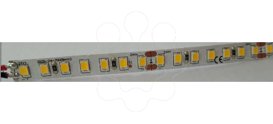 Imagem de Tira LED 9,6W IP20 24V Branca 1330lm/m SMD2835 140 LED/m 5 metros