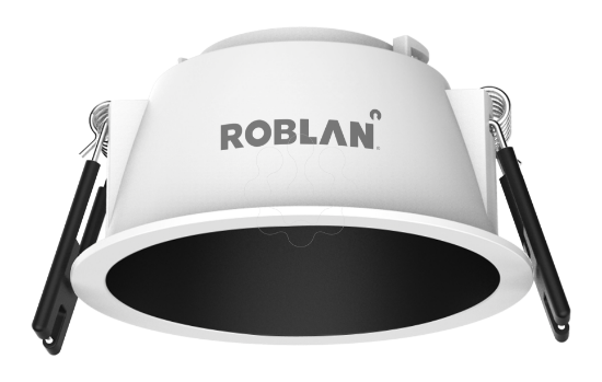 Imagem de Aro acessorio FLIP Redondo Branco / Preto 75mm