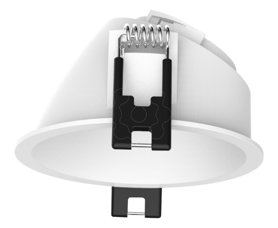 Imagem de Aro acessorio FLIP Redondo Branco / Branco Assimetrico 75mm