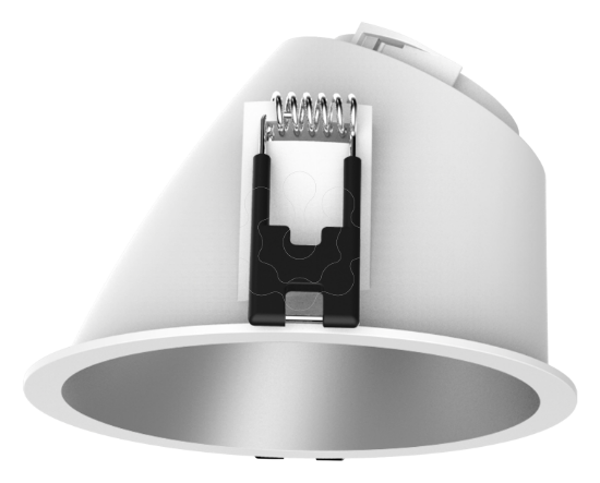 Imagem de Aro acessorio FLIP Redondo Branco / Cinza Assimetrico 90mm