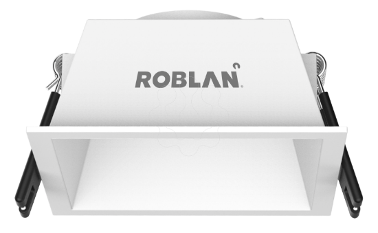 Imagem de Aro acessorio FLIP Quadrado Branco / Branco 75mm