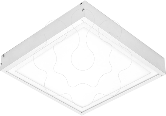 Imagem de Kit Superficie Painel 60x60 estrutura Branco