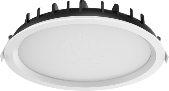 Imagem de LED Downlight 28W 220 240V 3200Lm 4000K Aro Branco PF0,90 Regulavel