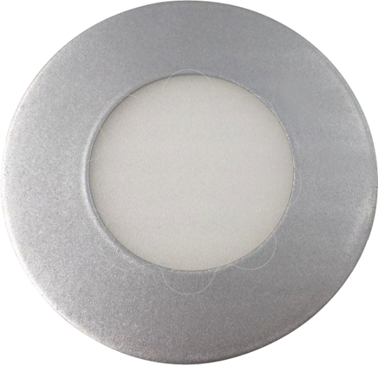 Imagem de LED Downlight CIRCULAR 5W 100-240V 330Lm 3000K 90 x 9mm - cromado Mate