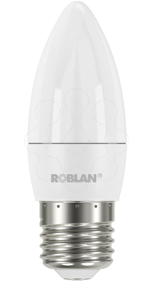 Imagem de LED Vela 5W Quente 3000K E27 470lm 220-240V