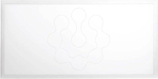 Imagem de Painel LED 1200 x 600 mm 50W 220 240V 6000Lm 6000K estrutura Branco UGR19