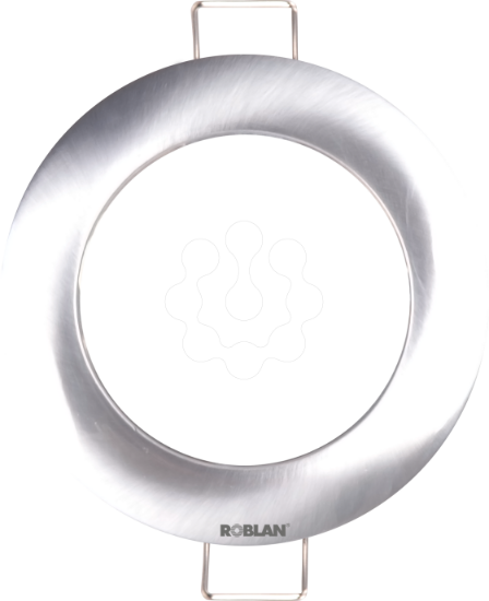 Imagem de Aro Redondo encastrar fixo niquel acetinado c/GU10