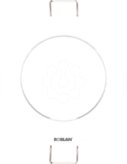 Imagem de Aro Redondo encastrar para lampadas dicroicas fixo   Branco c/GU10