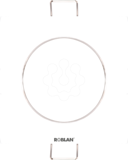 Imagem de Aro Quadrado encastrar para lampadas dicroicas fixo   Branco GU10