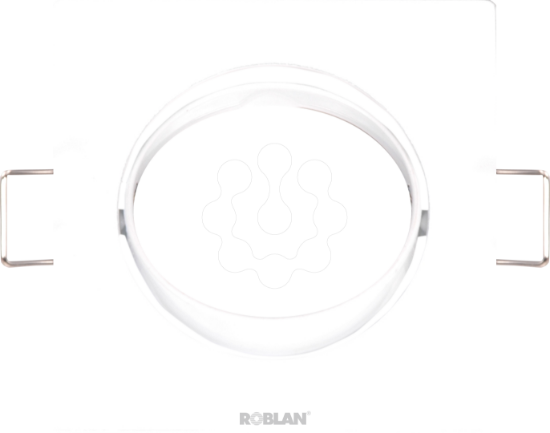 Imagem de Aro Quadrado encastrar orientavel Branco GU10