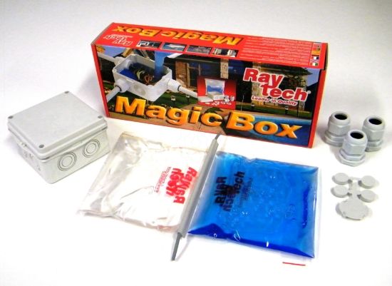 Imagem de MAGIC BOX 100 Kit Caixa 100x100x50 c/Gel + bucins Raytech