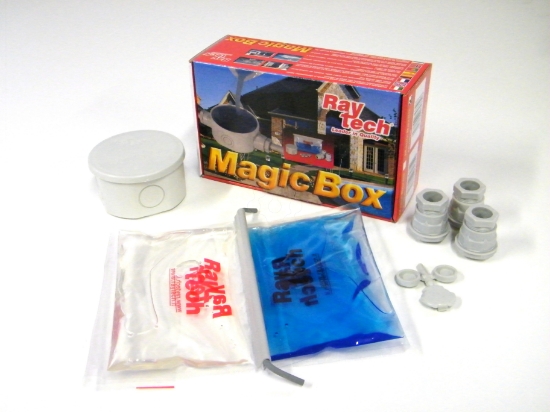 Imagem de MAGIC BOX 80 Kit Caixa redonda O80 c/Gel + bucins Raytech