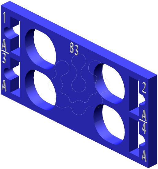Imagem de 10 etiquetas com codigo de cores CC83