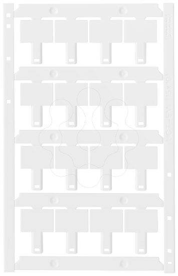 Imagem de 10 etiquetas com codigo de cores CC86