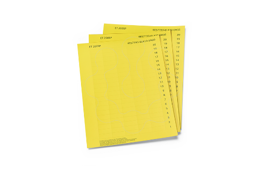 Imagem de ET200sp: 1000 etiq, inscricao Amarela