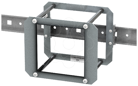 Imagem de Adaptador para montagem do trilho DIN, tela virada para a frente, para 7KM PAC