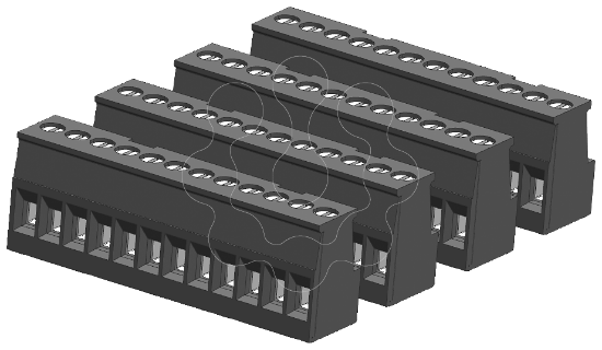 Imagem de S7-1200: Terminais I/O saida, 4 pcs