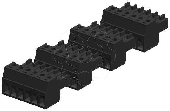 Imagem de Bloco conector, 6 terminais
