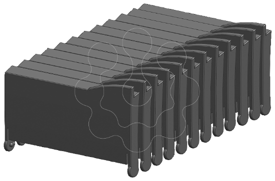 Imagem de S7-1200: Flaps frontais 70mm