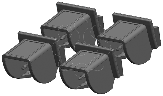 Imagem de S7-1200 Single Port RJ45 Strain Relief