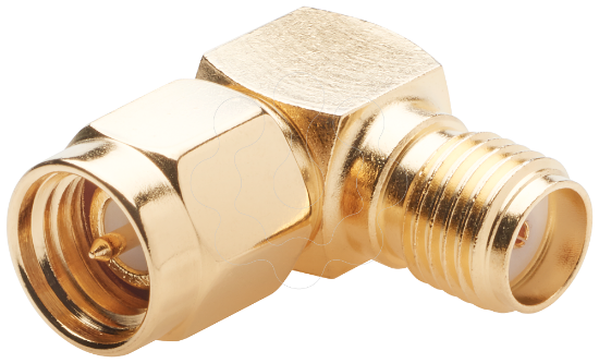 Imagem de Adaptador angular SMA/SMA macho/femea