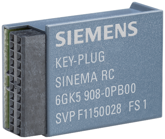 Imagem de KEY-PLUG SINEMA RC, liberacao da ligacao ao SINEMA RC para S615/SCALANCE M