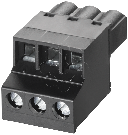 Imagem de Bloco borne roscado p/ SCALANCE XB-000, alimentacao tensao 3 polos, CA/CC 24 V