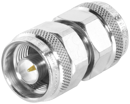 Imagem de IWLAN RCoax N-Connect COUPLER macho/macho, peca de acoplamento de 2,4 GHz