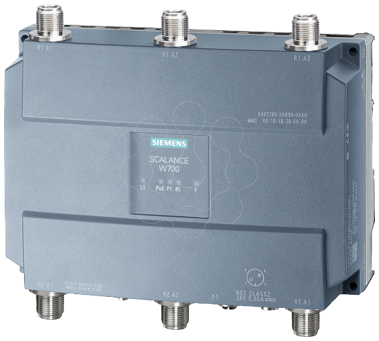 Imagem de IWLAN AP, 450 Mbit/s, M12, 2x radio, 6xN-Connect, ranhura PLUG