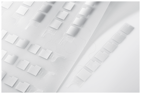 Imagem de Pacote com 5 filmes protetores de etiquetas de identificacao