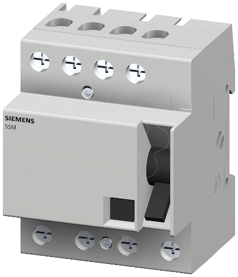 Imagem de Disjuntor de corrente de fuga, 4 polos, tipo B, In: 25 A, 300 mA
