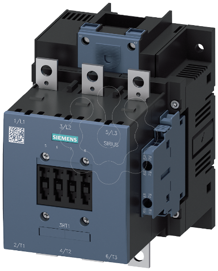 Imagem de Contactor, AC-3e, 115A/55kW/400V, 3 polos, AC/DC200-220V, 2NA+2NF