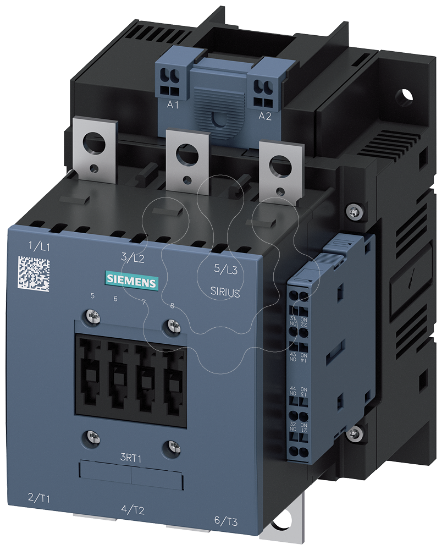 Imagem de Contactor, AC-3e, 185A/90kW/400V, 3 polos, AC/DC575-600V, 2NA+2NF