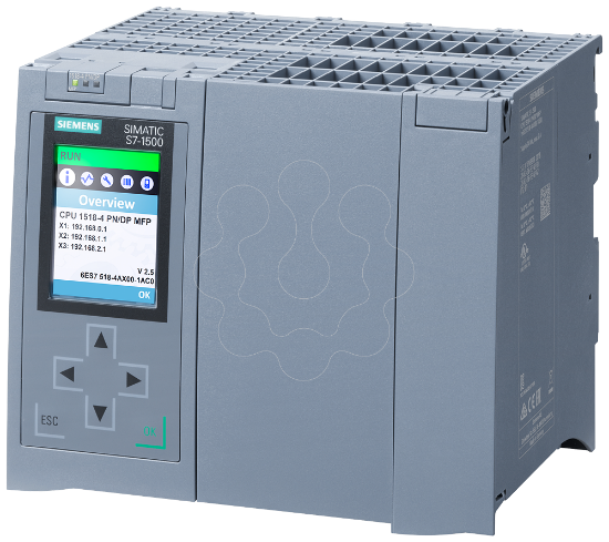 Imagem de S7-1500: CPU 1518-4 PN/DP MFP, RT C, OPC