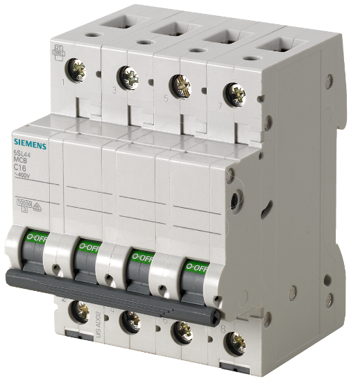 Imagem de Disjuntor de potencia 400 V 10 kA, 4 polos, B, 10 A