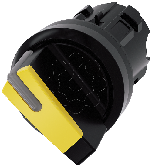 Imagem de Interruptor com manipulo, iluminavel, 22mm, redondo, 2 posicoes, amarelo