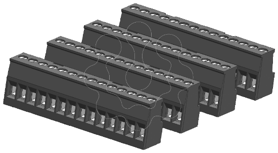 Imagem de S7-1200: Terminais Inp p/ CPU 1211/1212