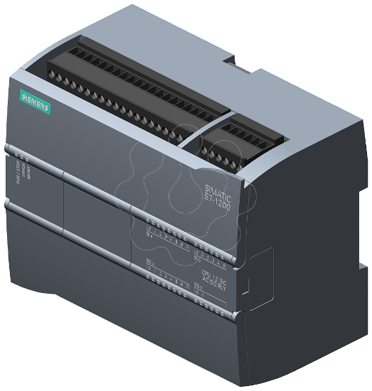 Imagem de Controlador Logico Programavel, SIMATIC S7-1200, CPU Compacta 1215C AC/DC/RELE