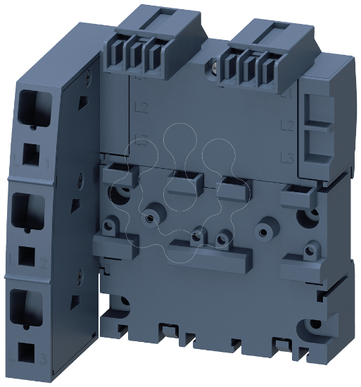 Imagem de Barramento trifasico com alimentacao esquerda para 2 chaves de potencia S00 e S0