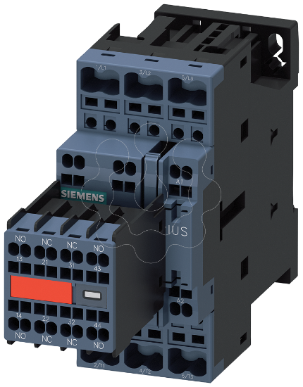 Imagem de Contactor, AC-3e, 17 A/7,5 kW/400V, 3 polos, AC 230V, 50/60Hz, 2NA+2NF