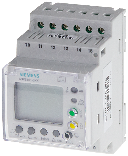 Imagem de Unidade de corrente residual modular LCD, 230V CA IDN 0,03A 3A tipo A