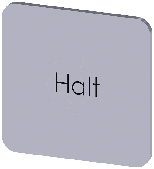 Imagem de Placa de identificacao 22x22mm, placa prata, inscricao: paragem