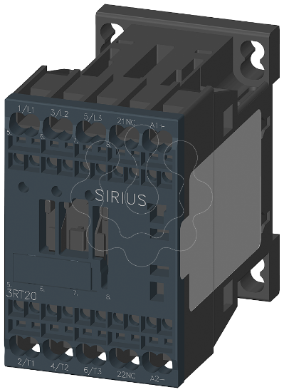 Imagem de Contactor, AC-3e, 12A/5,5kW/400V, 3 polos, DC24V, 1NF